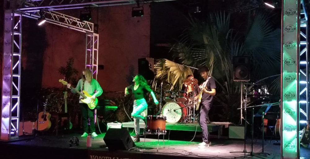 Titanium performing at St. Pete Side Lot